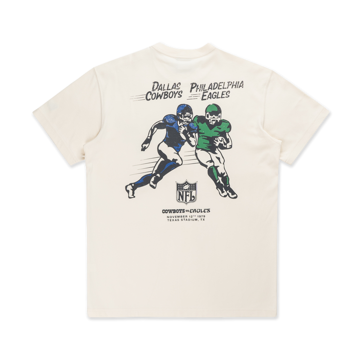 New Era เสื้อยืดแขนสั้นรุ่น NFL Rivals Dallas VS Philly Chrome White Short Sleeve T-Shirt