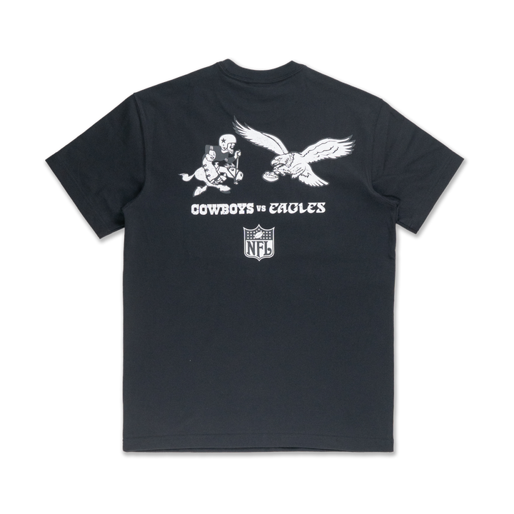 New Era เสื้อยืดแขนสั้นรุ่น NFL Rivals Dallas VS Philly Black Short Sleeve T-Shirt