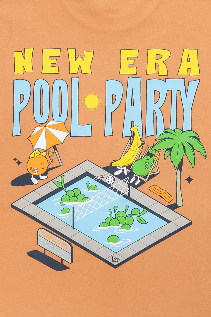 New Era เสื้อยืดแขนสั้นรุ่น New Era Fruit Deep Sand Brown Short Sleeve T-Shirt