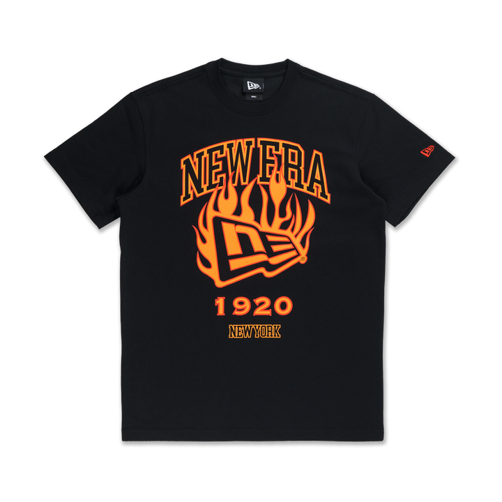 New Era เสื้อยืดแขนสั้นรุ่น New Era Flag Flame White Short Sleeve T-Shirt