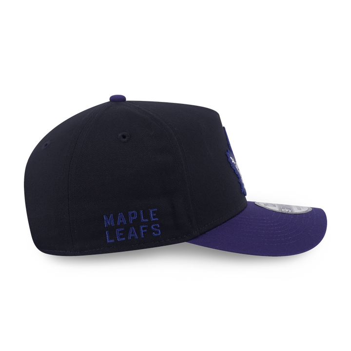 New Era หมวกรุ่น Toronto Maple Leafs Nhl Team Logo 2-Tone Light Navy Visor Black 9Forty Af Cap