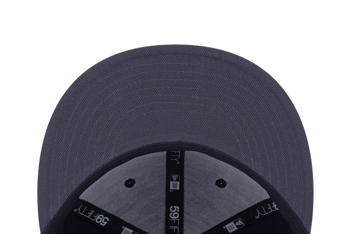 New Era หมวกรุ่น 59Fifty Pack - Crows Los Angeles Dodgers Cooperstown 2-Tone Graphite Visor Black 59Fifty Cap