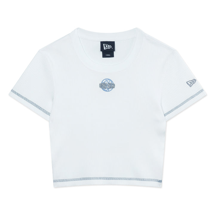 New Era เสื้อยืดแขนสั้นรุ่น New Era Street Swing Women Rib Tee