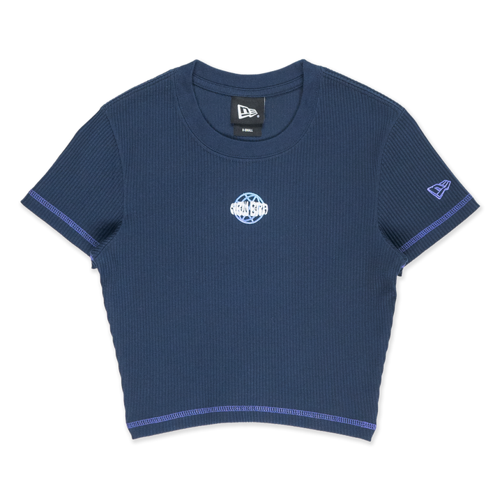 New Era เสื้อยืดแขนสั้นรุ่น New Era Street Swing Women Rib Tee