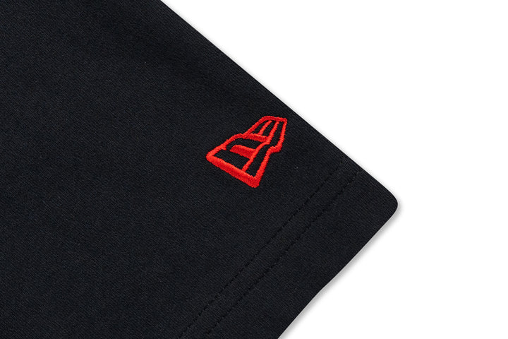 New Era เสื้อยืดแขนสั้นรุ่น Chicago Bulls Nba Infill Black Short Sleeve T-Shirt