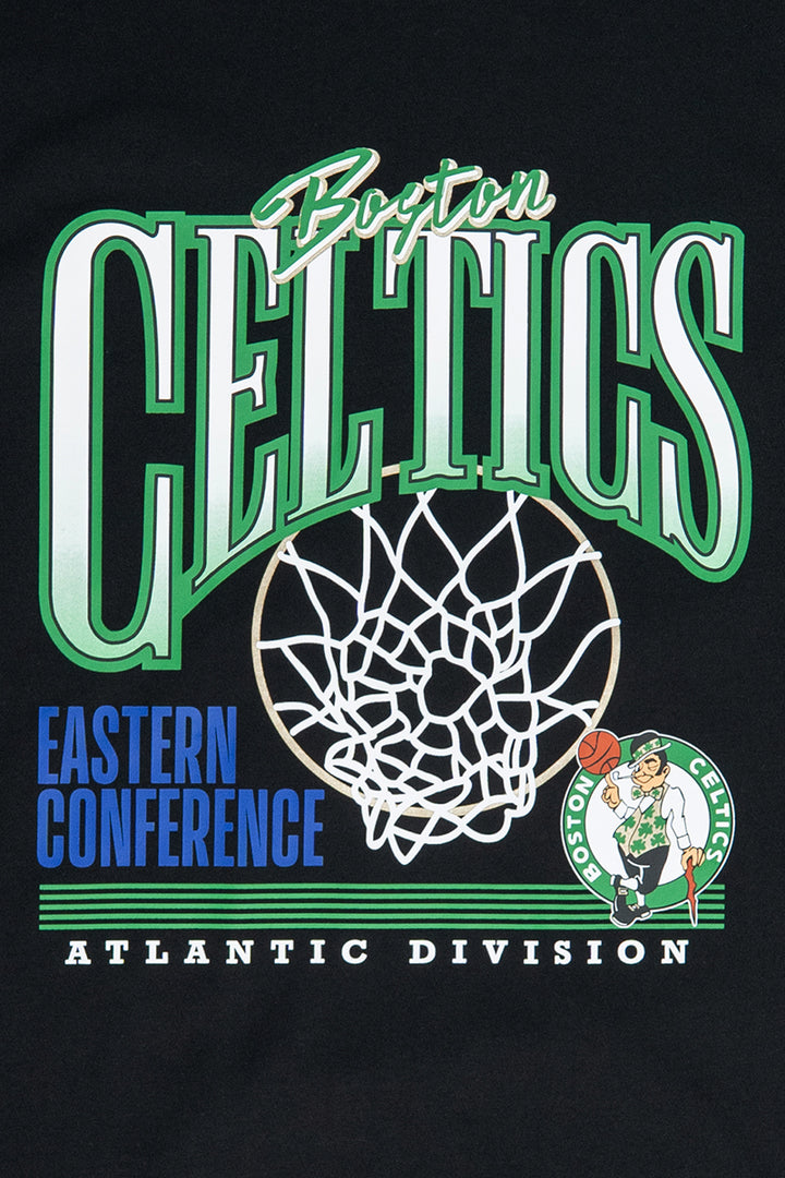 New Era เสื้อยืดแขนสั้นรุ่น Boston Celtics Nba Infill Black Short Sleeve T-Shirt