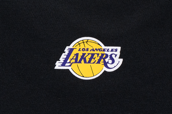 New Era เสื้อยืดแขนสั้นรุ่น Los Angeles Lakers Mix League Script Black Short Sleeve T-Shirt