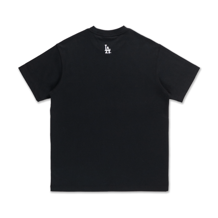 New Era เสื้อยืดแขนสั้นรุ่น Los Angeles Dodgers Mix League Script Black Short Sleeve T-Shirt