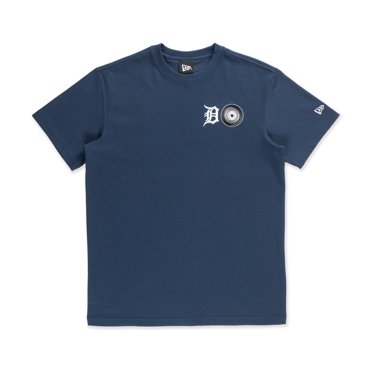 New Era เสื้อยืดแขนสั้นรุ่น 59Fifty Pack - Mlb City Detroit Tigers Oceanside Blue Short Sleeve T-Shirt