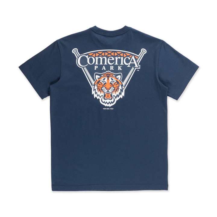 New Era เสื้อยืดแขนสั้นรุ่น 59Fifty Pack - Mlb City Detroit Tigers Oceanside Blue Short Sleeve T-Shirt