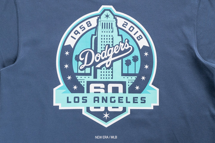 New Era เสื้อยืดแขนสั้นรุ่น 59Fifty Pack - Catchers Los Angeles Dodgers Muted Indigo Short Sleeve T-Shirt