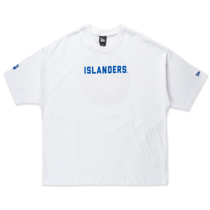New Era เสื้อยืดแขนสั้นรุ่น Toronto Maple Leafs NhNew Era เสื้อยืดแขนสั้นรุ่น New York Islanders Nhl Team Logo White Oversized Short Sleeve T-Shirtl Team Logo White Oversized Short Sleeve T-Shirt (Copy)