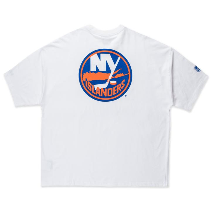New Era เสื้อยืดแขนสั้นรุ่น Toronto Maple Leafs NhNew Era เสื้อยืดแขนสั้นรุ่น New York Islanders Nhl Team Logo White Oversized Short Sleeve T-Shirtl Team Logo White Oversized Short Sleeve T-Shirt (Copy)
