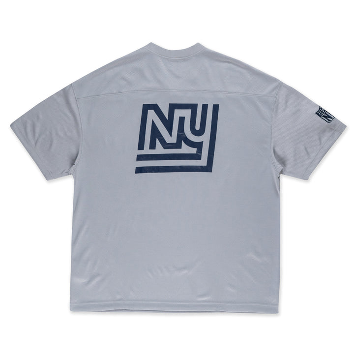 New Era เสื้อยืดแขนสั้นรุ่น New York Giants Nfl Historic Dolphin Gray Oversized Short Sleeve T-Shirt
