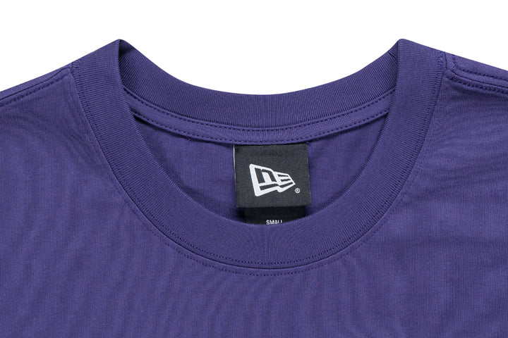 New Era เสื้อยืดแขนสั้นรุ่น Minnesota Vikings Nfl Fun Graphic Purple Oversized Short Sleeve T-Shirt