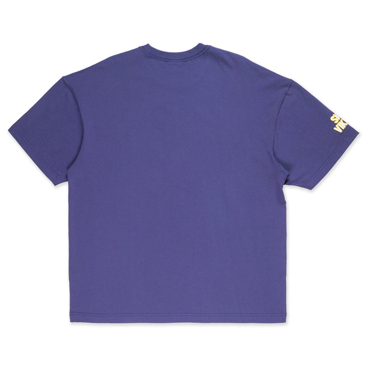 New Era เสื้อยืดแขนสั้นรุ่น Minnesota Vikings Nfl Fun Graphic Purple Oversized Short Sleeve T-Shirt