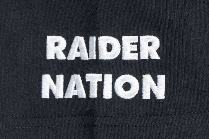 New Era เสื้อยืดแขนสั้นรุ่น Las Vegas Raiders Nfl Fun Graphic Black Oversized Short Sleeve T-Shirt