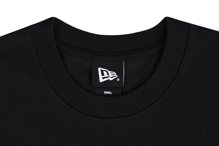 New Era เสื้อยืดแขนสั้นรุ่น Los Angeles Lakers Mix League Patch Black Oversized Short Sleeve T-Shirt