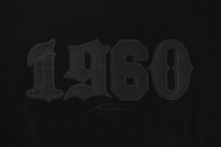 New Era เสื้อยืดแขนสั้นรุ่น Las Vegas Raiders Mix League Patch Black Oversized Short Sleeve T-Shirt