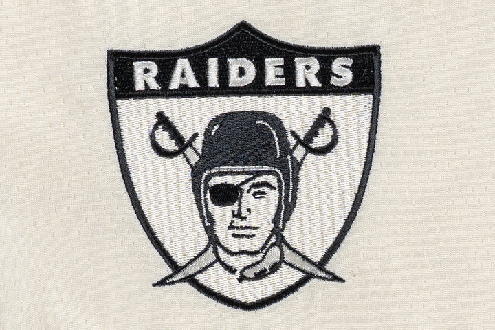 New Era กางเกงขาสั้นรุ่น Oakland Raiders Nfl Historic Chrome White Basketball Shorts