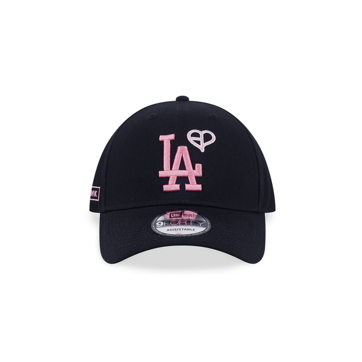 New Era หมวกรุ่น Blackpink X Mlb Los Angeles Dodgers Black 9Forty Cap