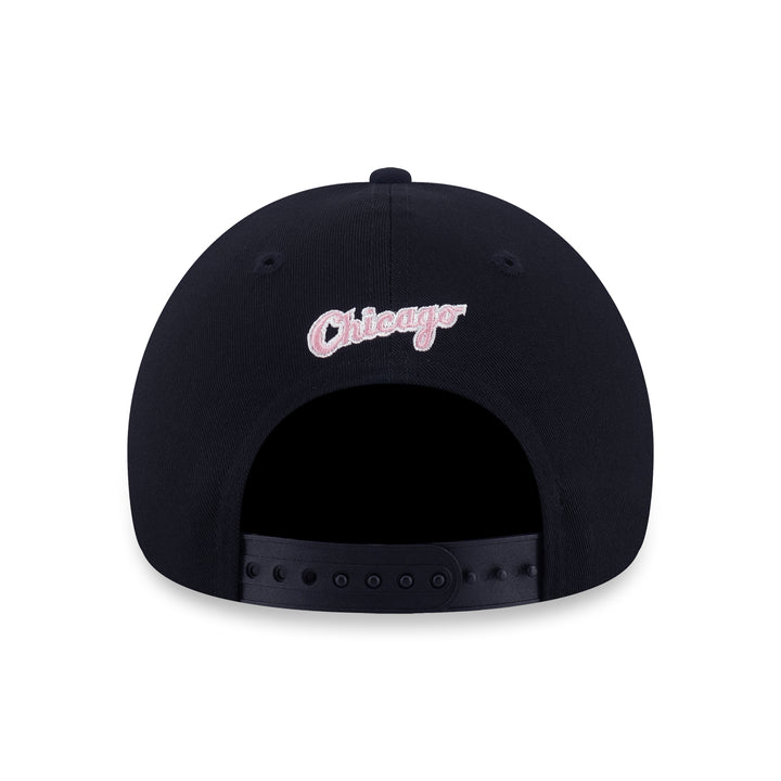 New Era หมวกรุ่น Blackpink X Mlb Chicago White Sox Black 9Forty Cap