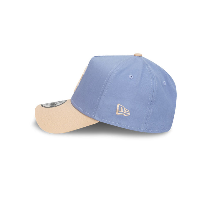 New Era หมวกรุ่น Boston Red Sox Blueberry Cream 2-Tone Oat Milk Visor Iris Flower 9Forty Af Cap