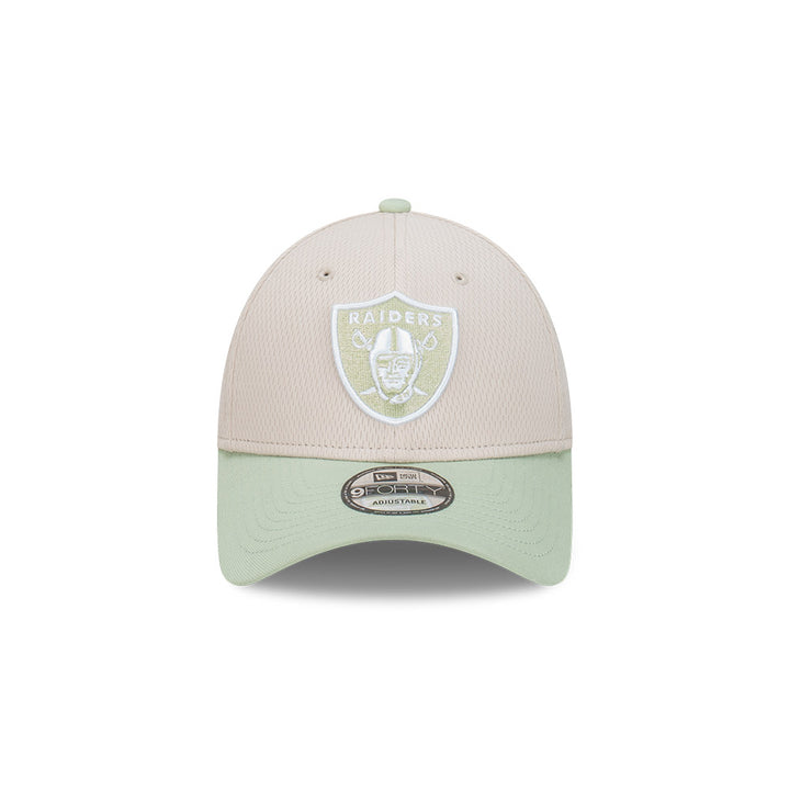 New Era หมวกรุ่น Las Vegas Raiders Dashmark 2-Tone Soft Grass Visor Stone 9Forty Cap