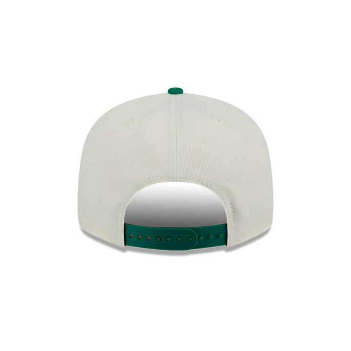 New Era หมวกรุ่น Boston Celtics Nba Script 2-Tone Kelly Green Visor Chrome White 9Fifty Cap