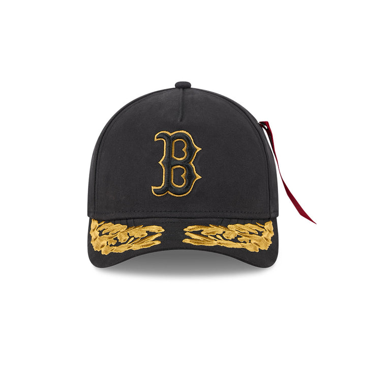 New Era หมวกรุ่น Alpha Industrial X Mlb Boston Red Sox 9Forty M Crown A-Frame Cap