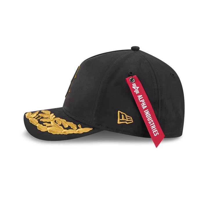 New Era หมวกรุ่น Alpha Industrial X Mlb Boston Red Sox 9Forty M Crown A-Frame Cap