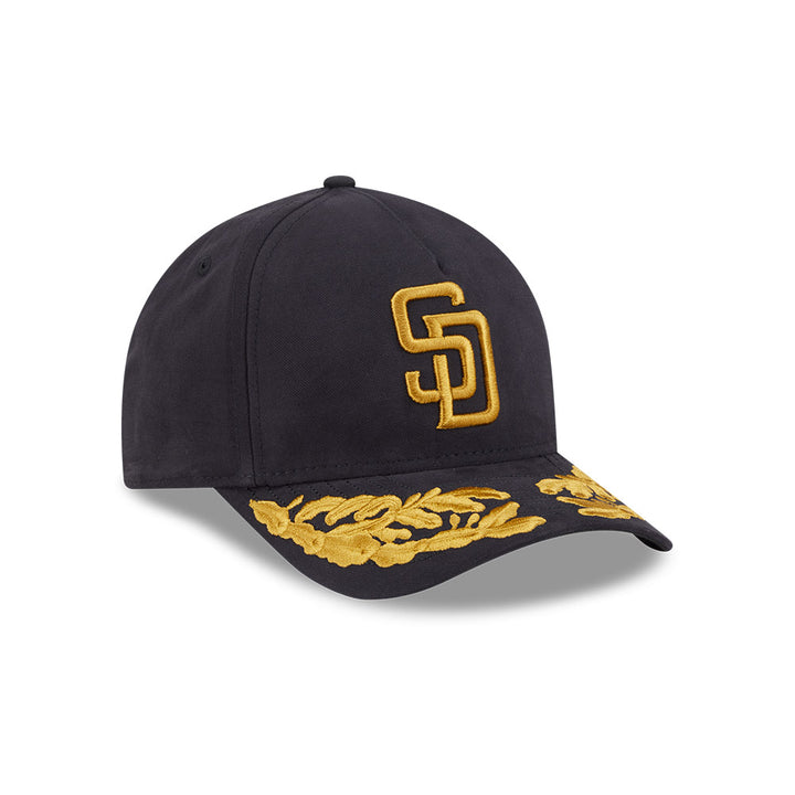 New Era หมวกรุ่น Alpha Industrial X Mlb San Diego Padres Black 9Forty M Crown A-Frame Cap