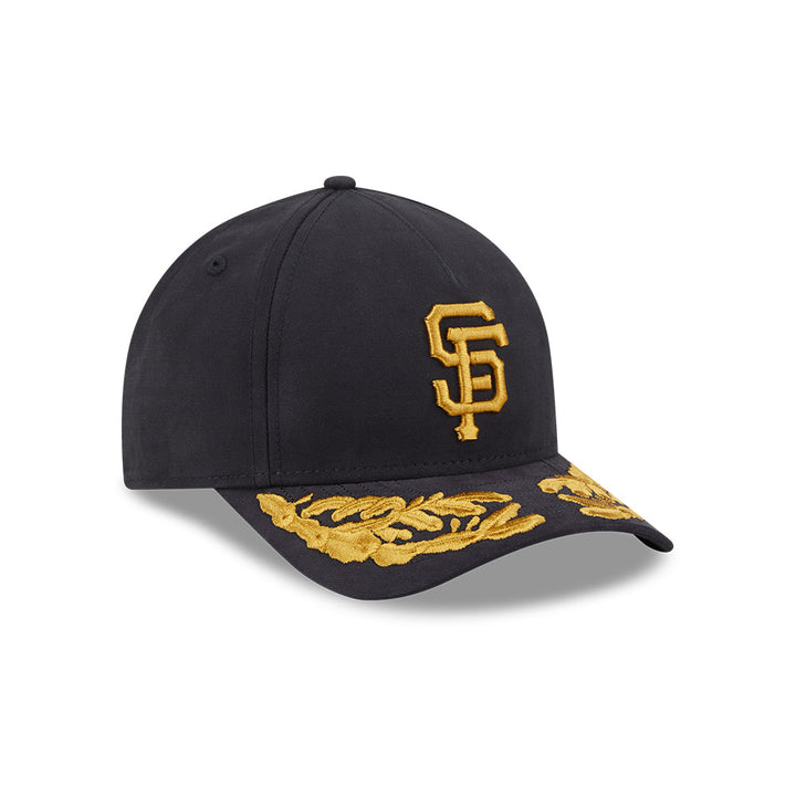 New Era หมวกรุ่น Alpha Industrial X Mlb San Francisco Giants Black 9Forty M Crown A-Frame Cap