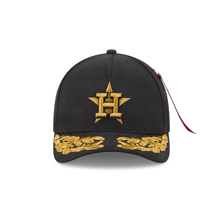 New Era หมวกรุ่น Alpha Industrial X Mlb Houston Astros Black 9Forty M Crown A-Frame Cap