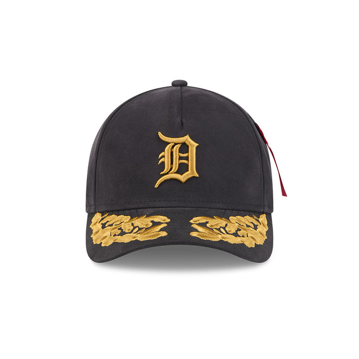 New Era หมวกรุ่น Alpha Industrial X Mlb Detroit Tigers Black 9Forty M Crown A-Frame Cap