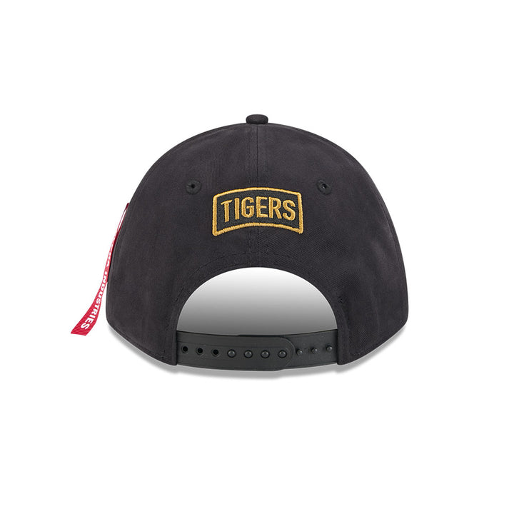 New Era หมวกรุ่น Alpha Industrial X Mlb Detroit Tigers Black 9Forty M Crown A-Frame Cap