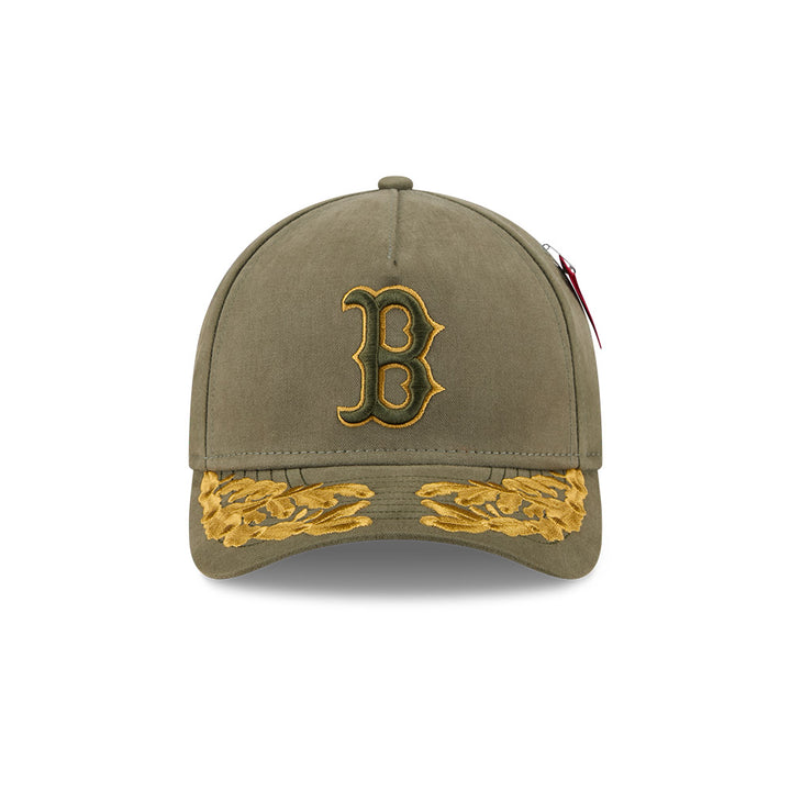 New Era หมวกรุ่น Alpha Industrial X Mlb Boston Red Sox 9Forty M Crown A-Frame Cap