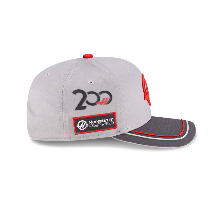 New Era หมวกรุ่น Haas Formula 1 Haas 200Th Race Special Graphite 9Seventy Stretch-Snap Cap