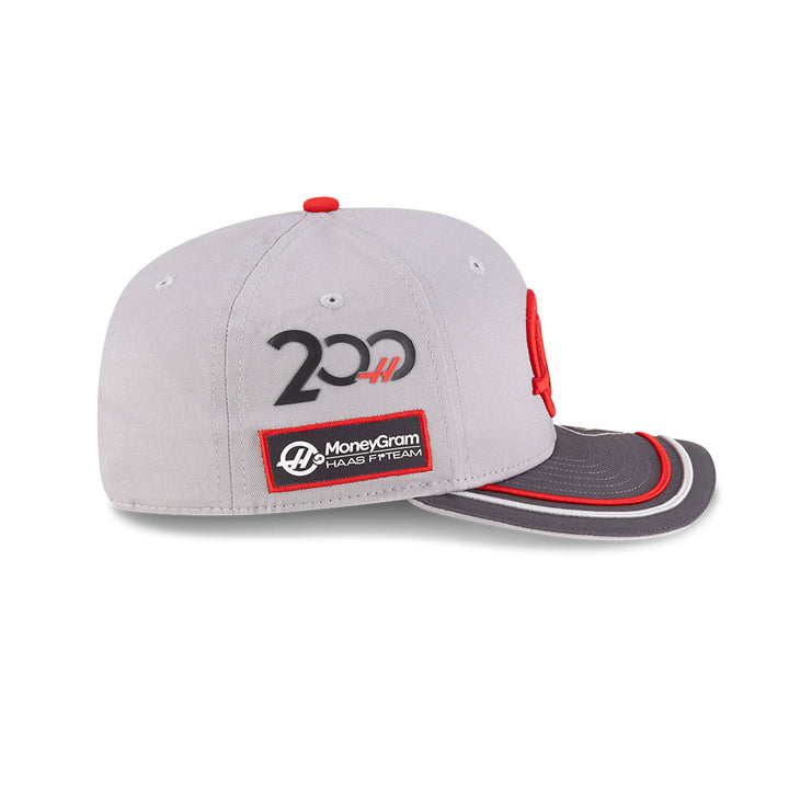 New Era หมวกรุ่น Haas Formula 1 Haas 200Th Race Special Graphite 9Seventy Stretch-Snap Cap