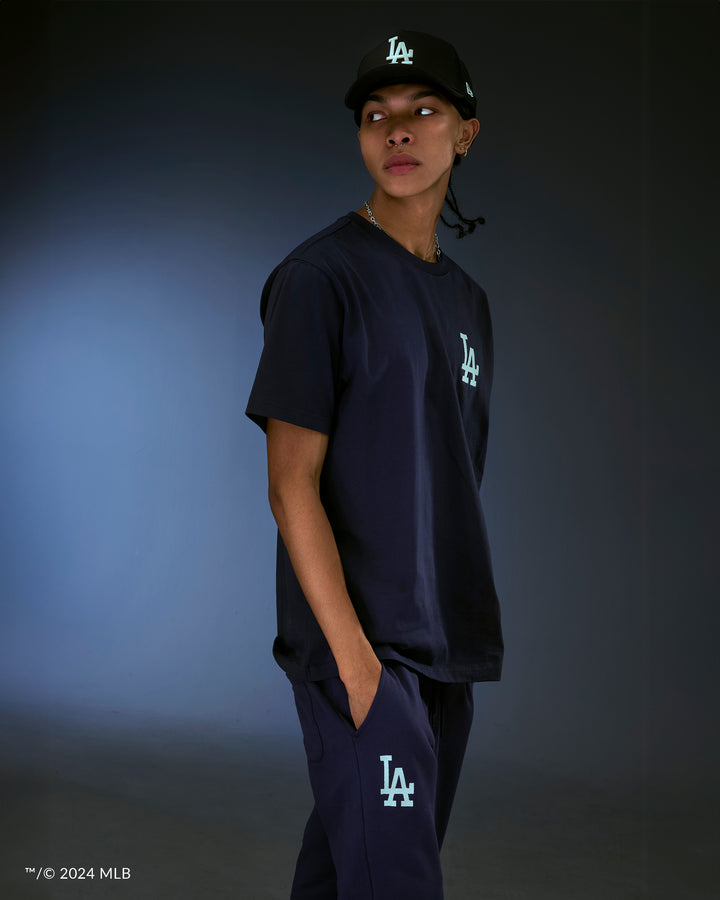 New Era เสื้อยืดแขนสั้นรุ่น Los Angeles Dodgers Color Era Oceanside Blue Short Sleeve T-Shirt
