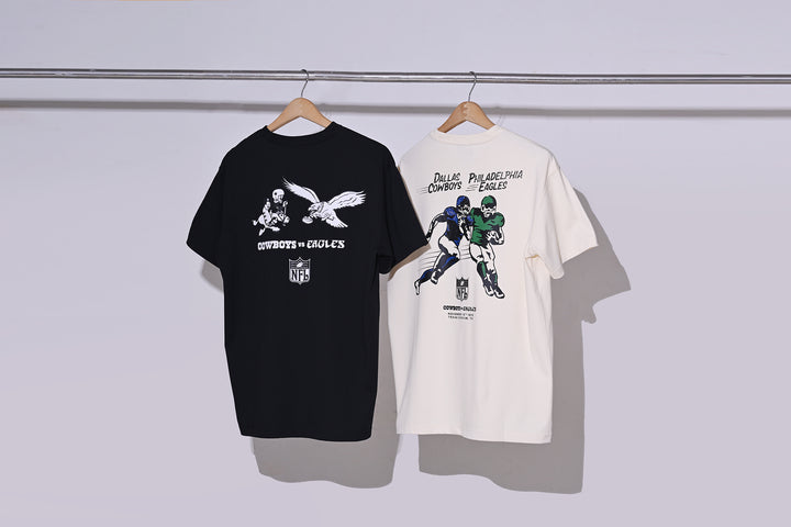 New Era เสื้อยืดแขนสั้นรุ่น NFL Rivals Dallas VS Philly Black Short Sleeve T-Shirt