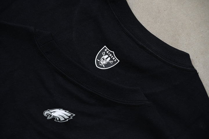New Era เสื้อยืดแขนสั้นรุ่น Las Vegas Raiders Mix League Script Black Short Sleeve T-Shirt
