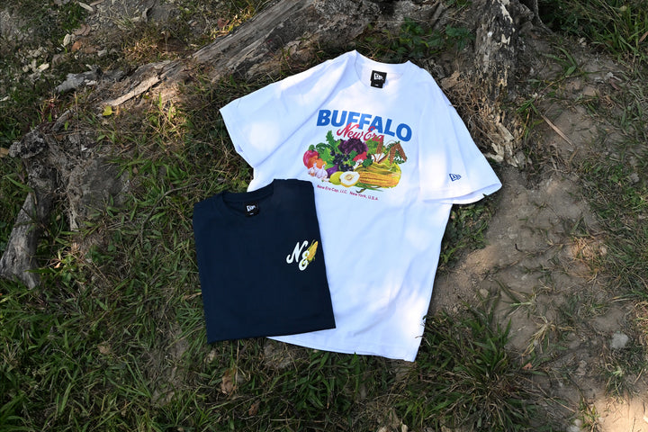 New Era เสื้อยืดแขนสั้นรุ่น New Era Harvest Merch White Short Sleeve T-Shirt