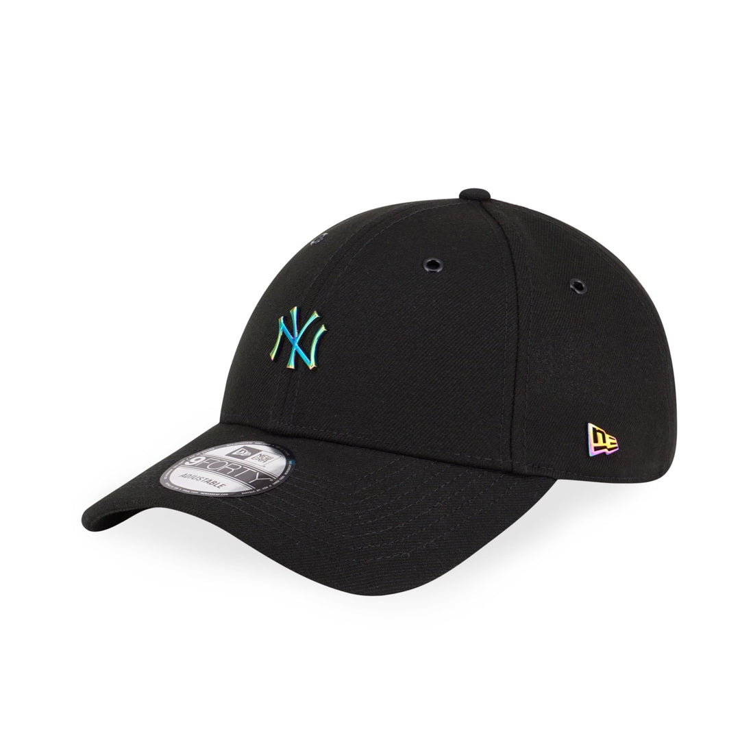 New Era หมวกรุ่น New York Yankees Hybrid Metallic Black 9Forty Cap