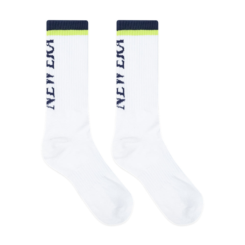 New Era Sports Club - Tennis Cyber Green / White Socks (2 Pairs)