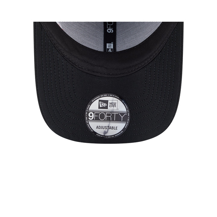 New Era หมวกรุ่น CHICAGO BULLS MIX LEAGUE CROSS PANELS BLACK 9FORTY CAP