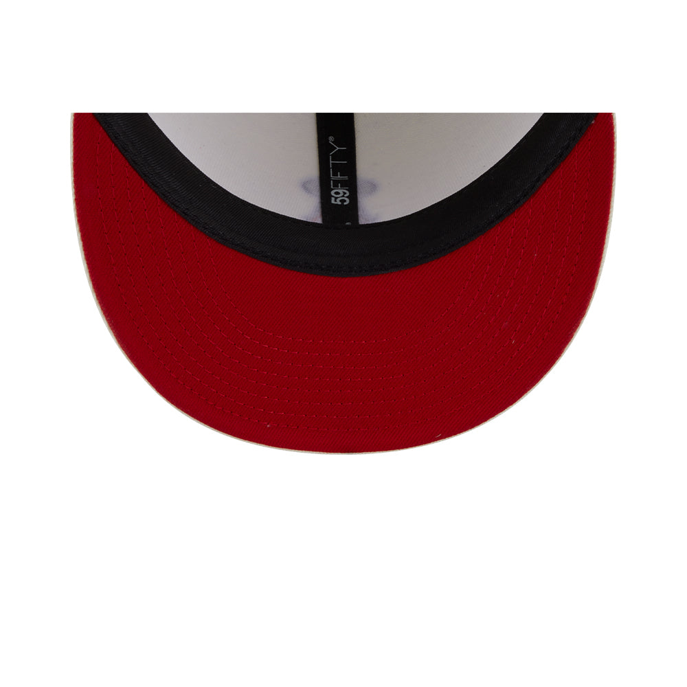 New Era หมวกรุ่น LOS ANGELES ANGELS 59FIFTY PACK - CITY SERIES CHROME WHITE 59FIFTY CAP