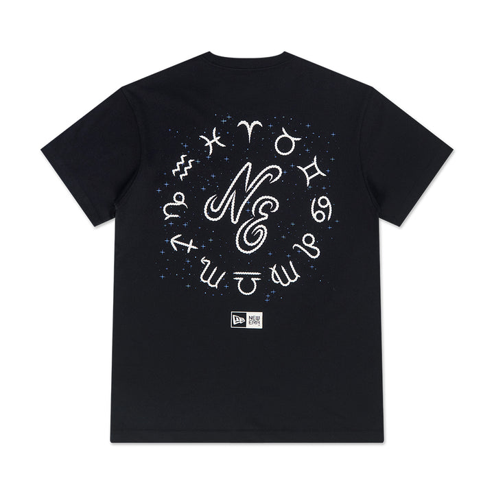 New Era เสื้อยืดแขนสั้นรุ่น NEW ERA ZODIAC SIGN PACK BLACK SHORT SLEEVE TEE