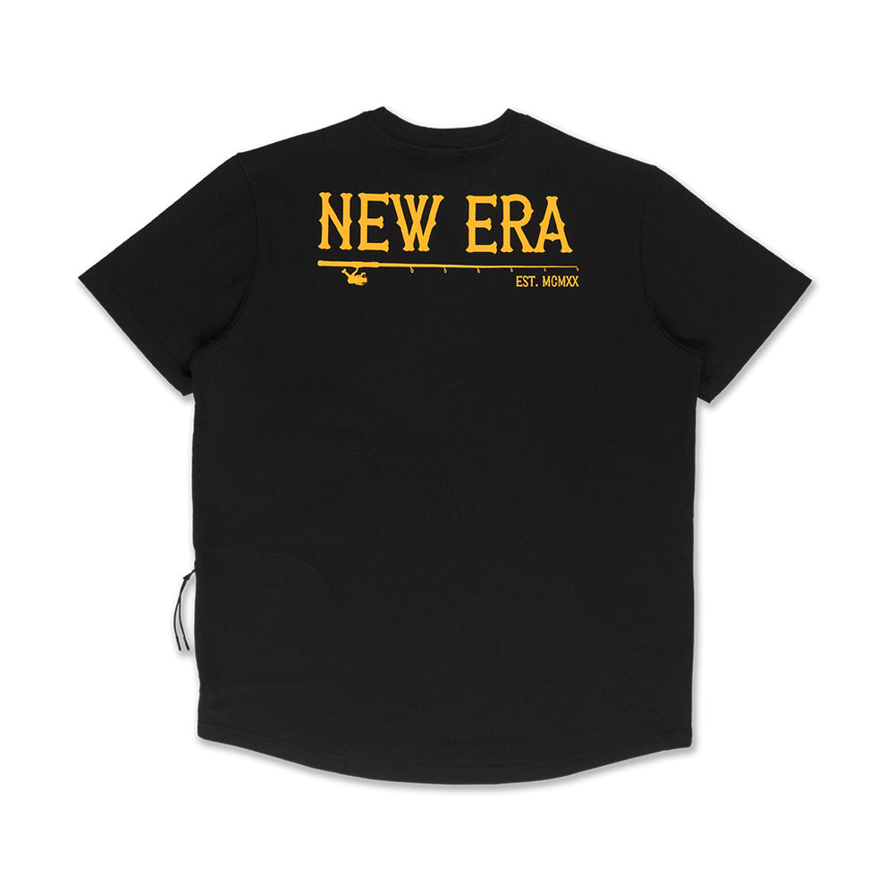 New Era เสื้อยืดแขนสั้นรุ่น New Era Outdoor Fishing Black Performance Short Sleeve T-Shirt