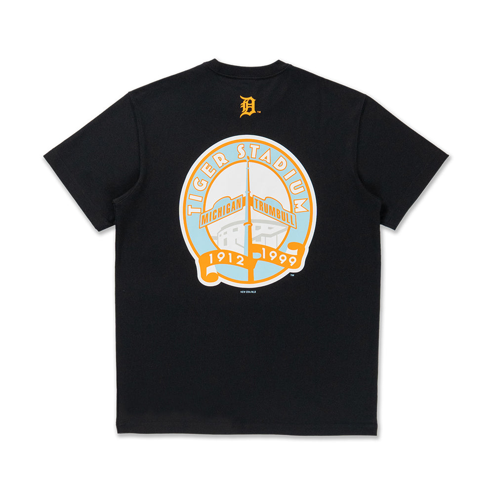 เสื้อยืดแขนสั้น New Era รุ่น 59Fifty Pack - Fire Detroit Tigers Cooperstown Black Short Sleeve T-Shirt
